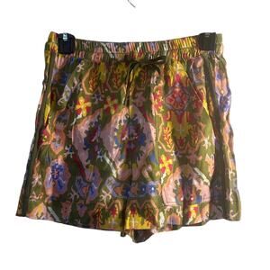 Zara colorful geometric pattern shorts XS elastic waist